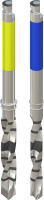 Набор длинных сверл, совместимых с ограничителями глубины, для имплантатов Ø 3,3 мм, Ø 2,2, 2,8 мм, L 41 мм, применяемых только у одного пациента (арт. 040.441S), Stainless steel
