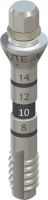 Метчик BL/TE/NNC для наконечника, Ø 3,3 мм, L 23 мм, Stainless steel