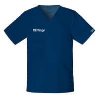 Хирургический топ темно-синий с логотипом Anthogyr, размер 3XL